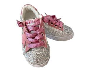 lola and the boys glitter sneakers