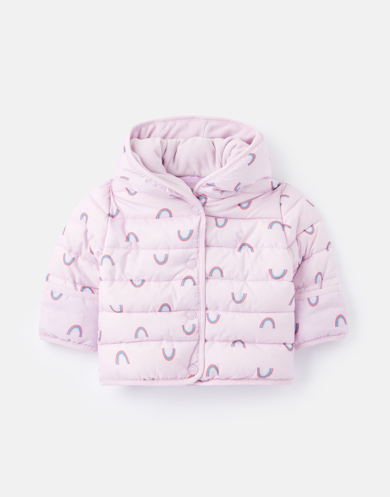 Joules Joules Jessie Rainbow Printed Padded Coat