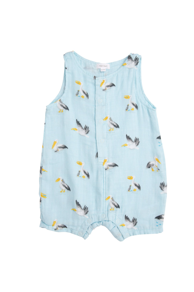 Angel Dear Angel Dear Pelicans Shortie Romper