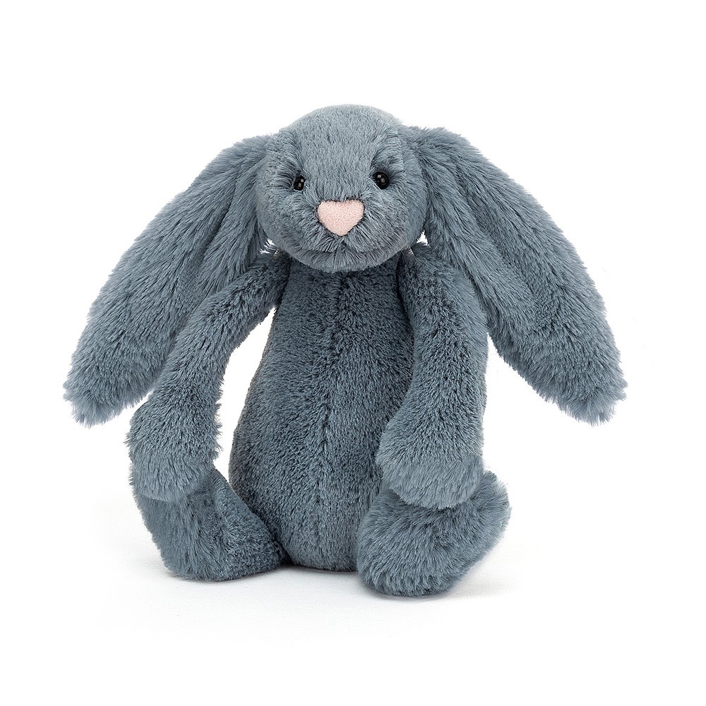 JellyCat Jelly Cat Bashful Dusky Blue Bunny Small