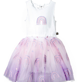 Petite Hailey Petite Hailey Glitter Rainbow Tutu Dress