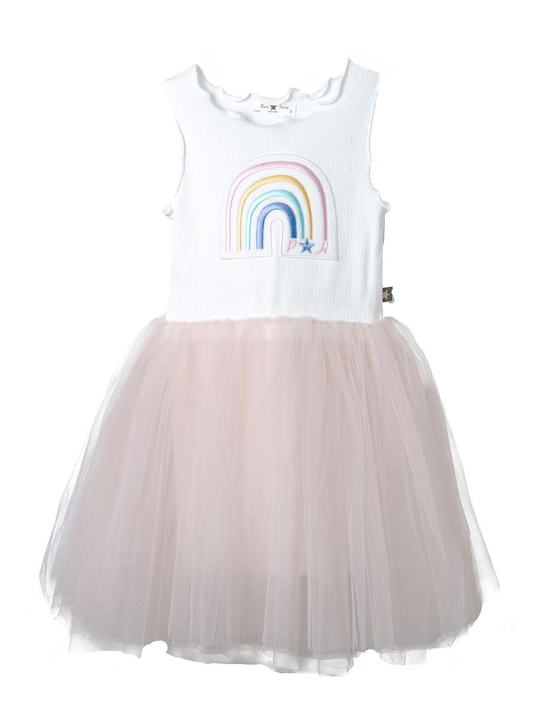 Petite Hailey Petite Hailey Rainbow Tutu Dress