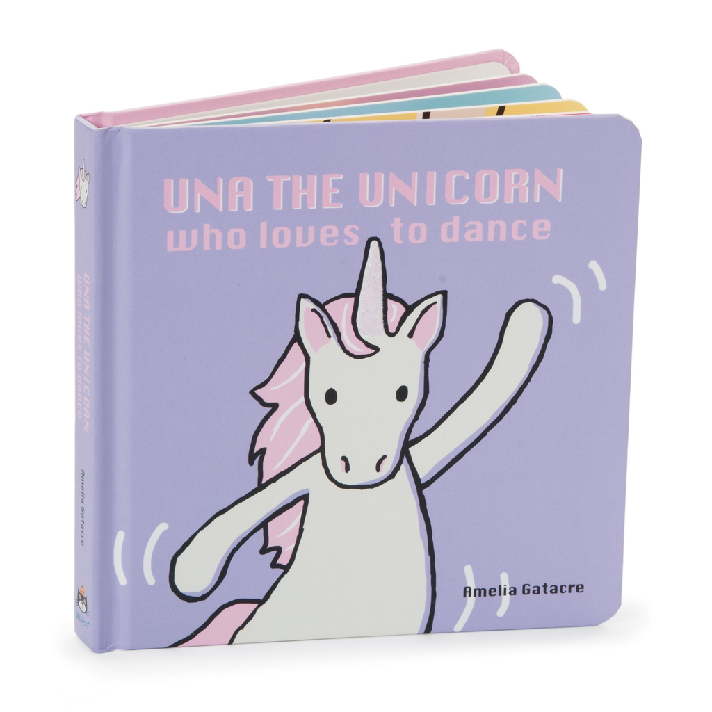 JellyCat Jelly Cat Una The Unicorn Who Loves To Dance Book