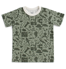 Winter Water Factory Winter Water Factory Short-Sleeve Tee - Nature Explorer Sage & Forest Green