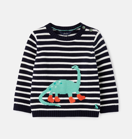 Joules Joules Glee Intarsia Dino Sweater