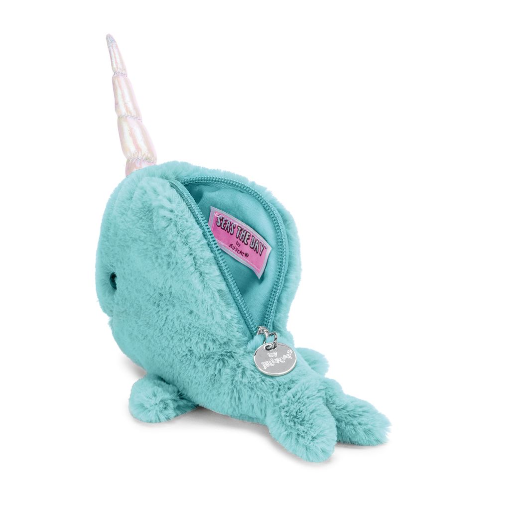 JellyCat Jelly Cat Seas The Day Aqua Novelty Purse