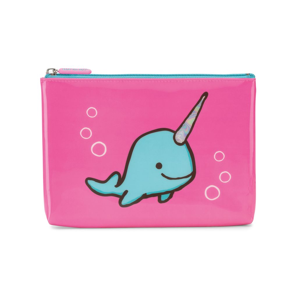 JellyCat Jelly Cat Seas The Day Fuchsia Novelty Large Pouch
