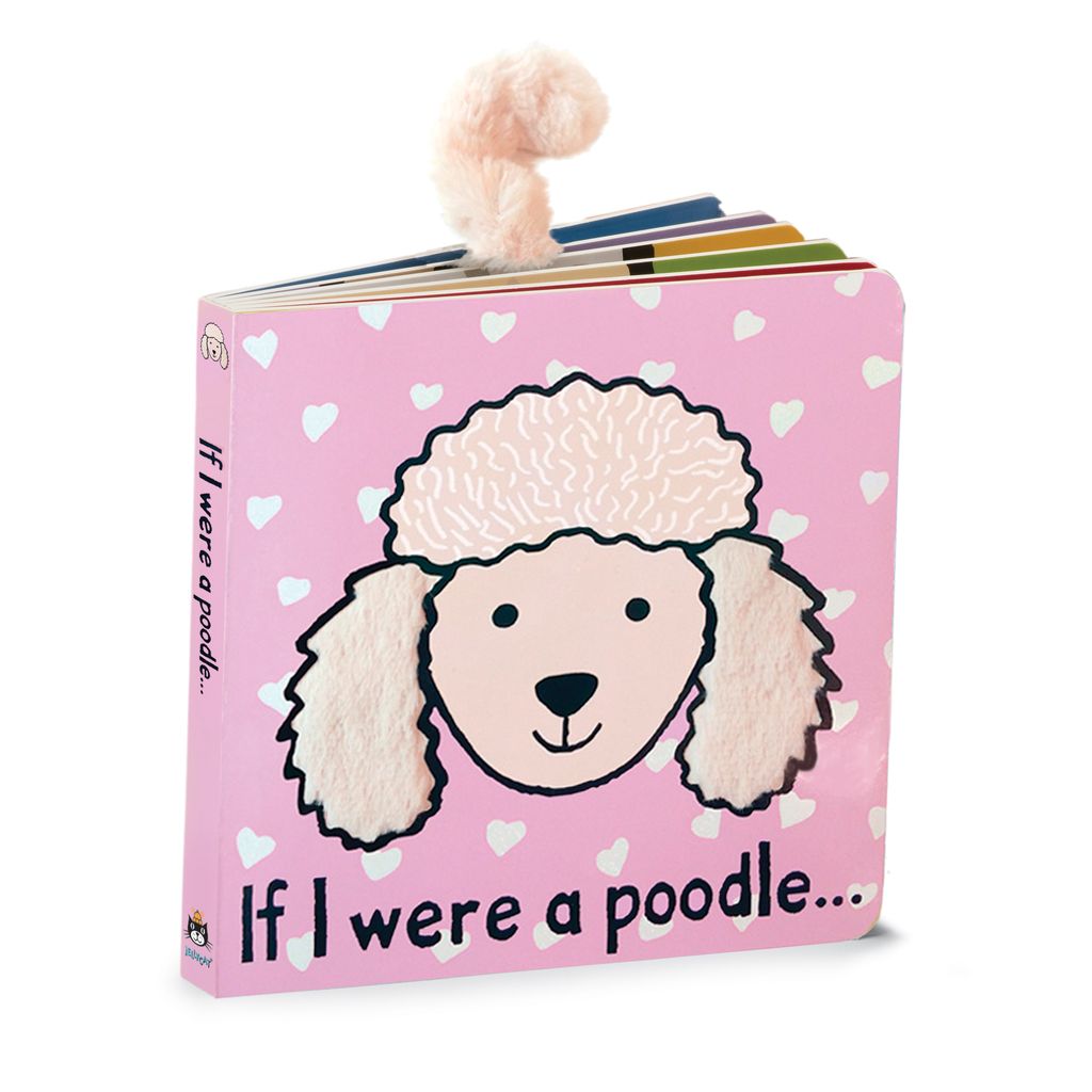 JellyCat Jelly Cat If I were a Poodle Blush Book