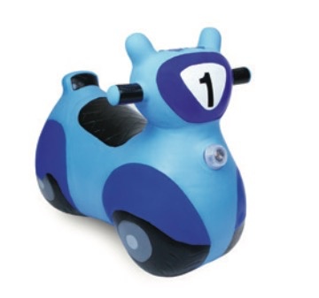 Waddle Waddle Blue Scooter Bouncy Animal