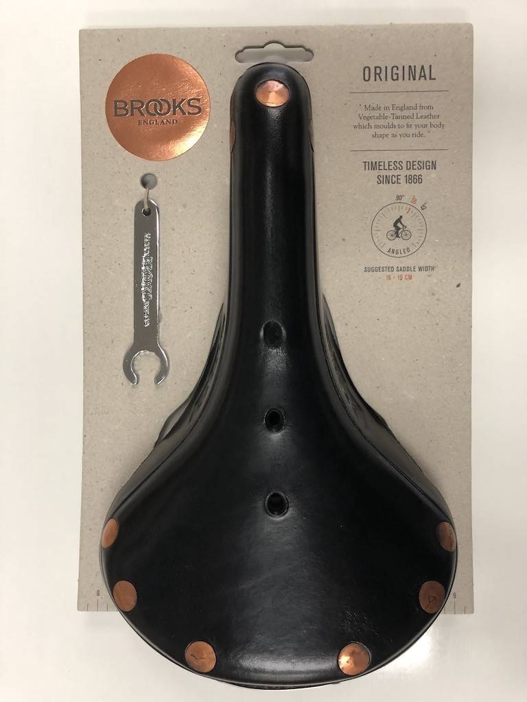 Brooks B17 Brooks Special - Black - Copper Plated Steel Rails