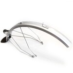 Brompton Rear Mudguard Set Complete Version L, Silver with STEEL stays