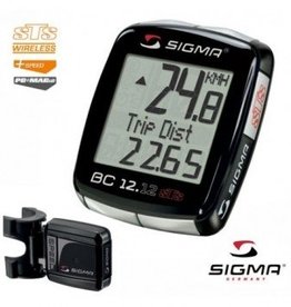 Sigma Sigma BC 12.12 STS Wireless Cycling Computer: Black