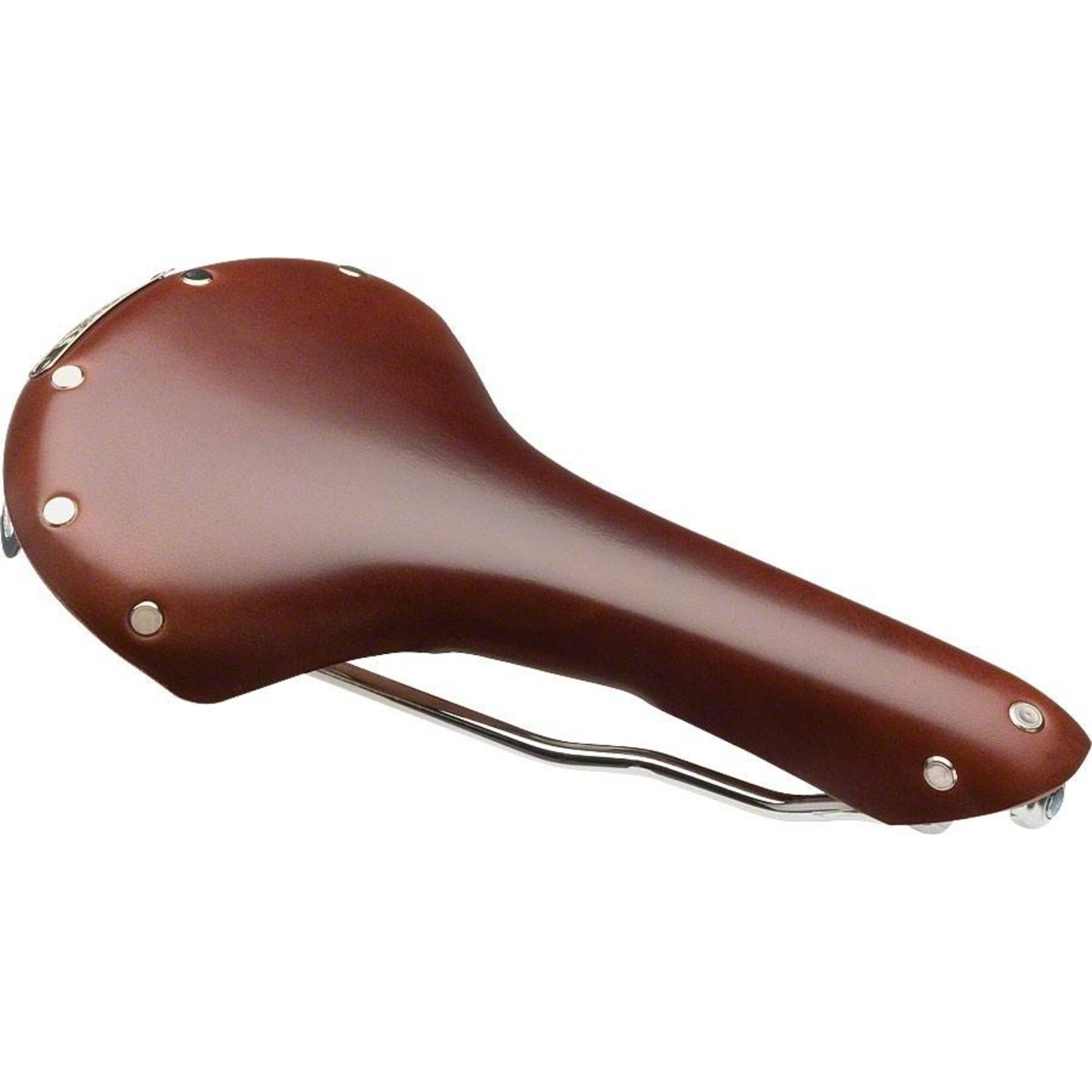 Brooks Brooks Swallow Antique Brown Chrome Steel Rail