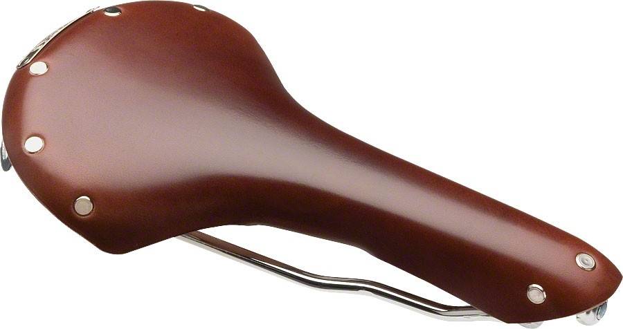 Brooks Brooks Swallow Antique Brown Chrome Steel Rail