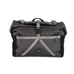 Brompton Brompton Borough Roll Top L Bag, Dark Grey, with frame