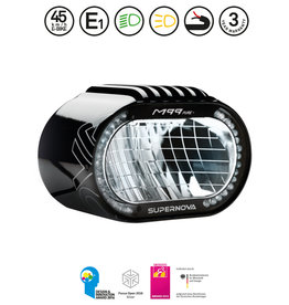 Supernova M99 Pure+ eBike Headlight: Black