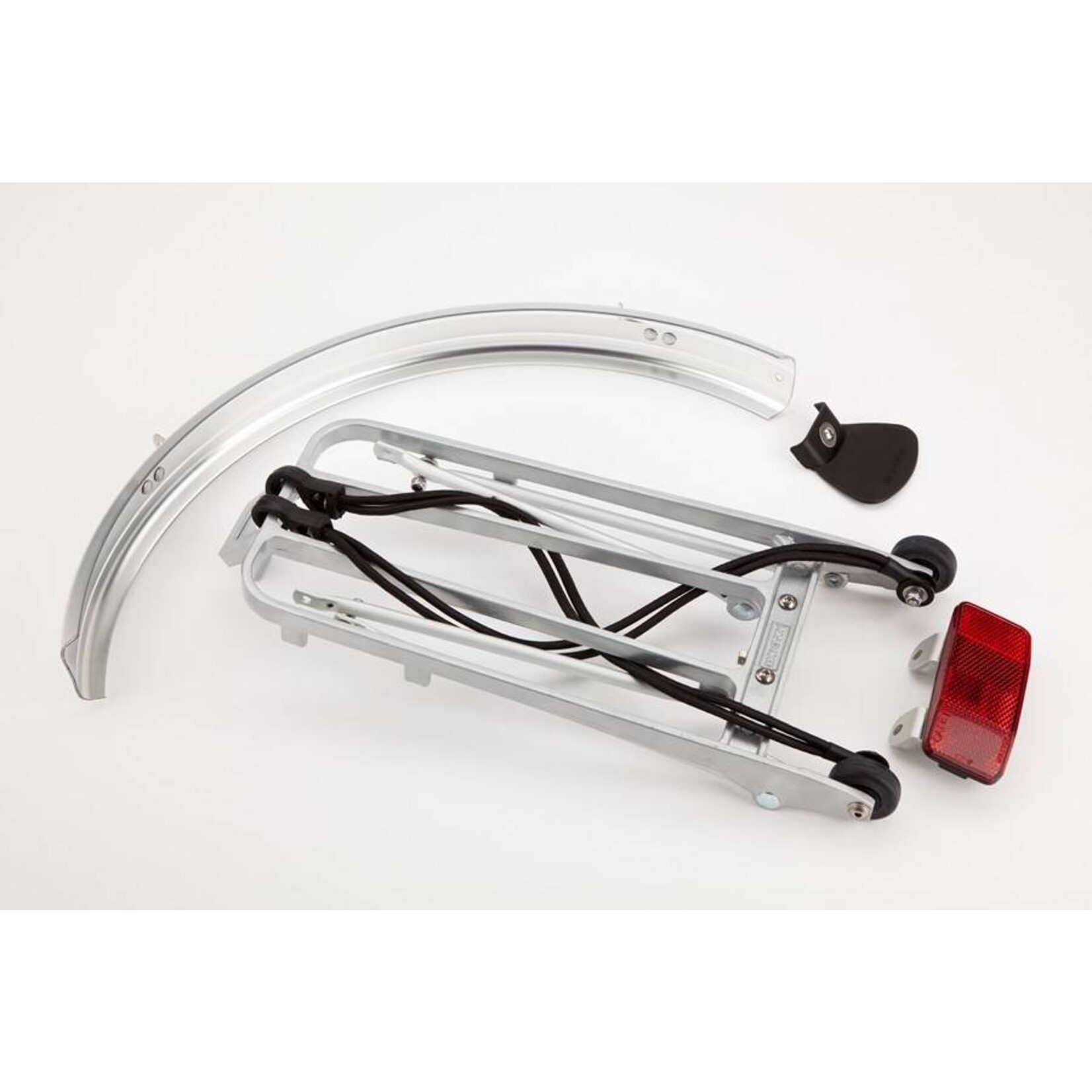 Brompton Brompton Rear Carrier (Rack) Complete with Fender, Rollers, Bungees, Silver
