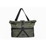 Brompton Brompton Borough Roll Top Medium Bag, Olive, with frame