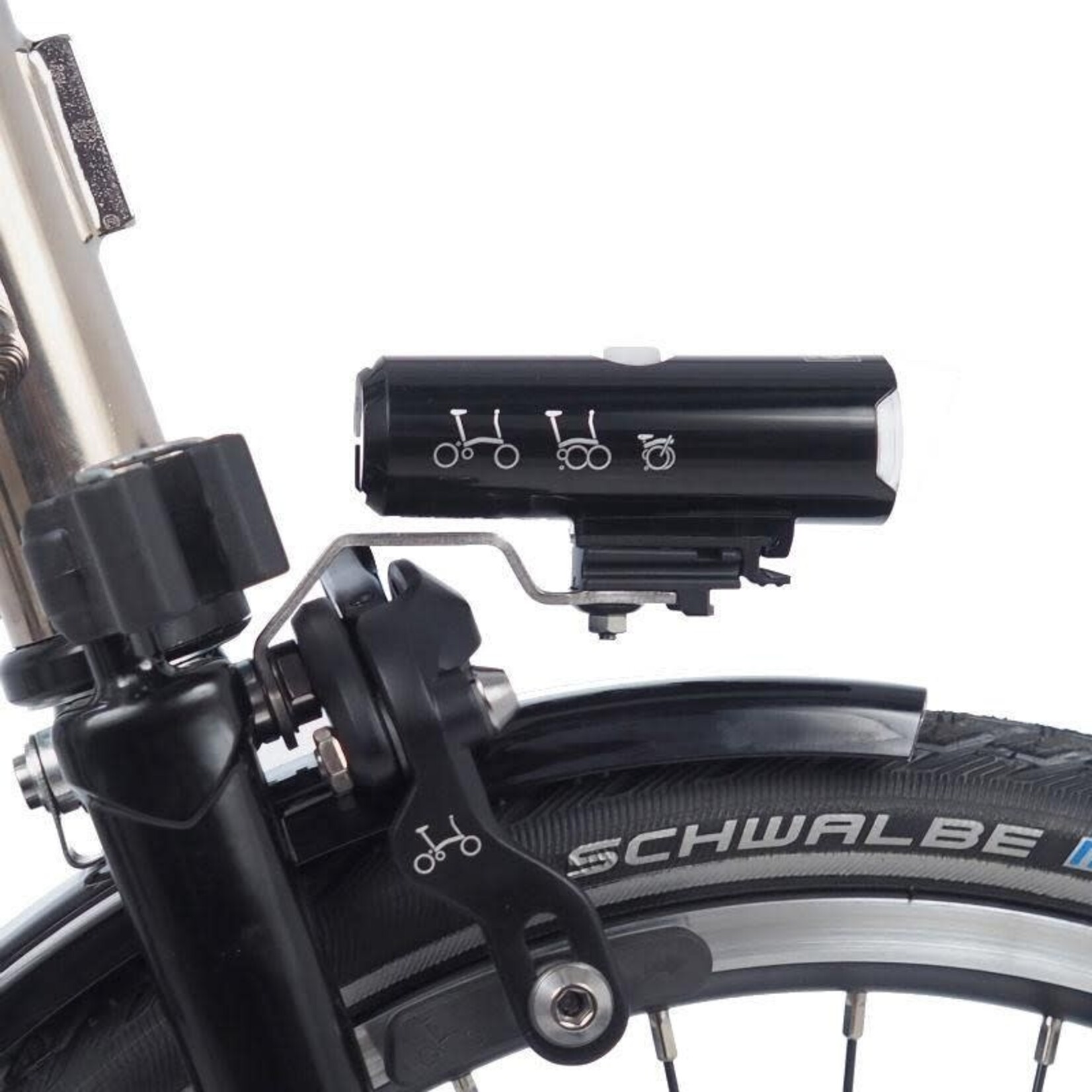 CatEye Brompton Front Lamp, Cateye Volt 400 w/Bracket