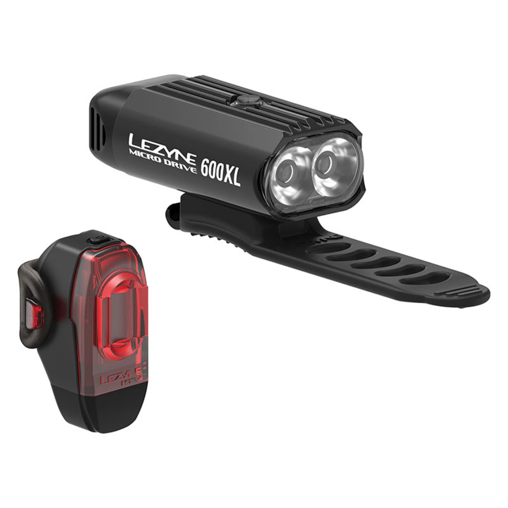 Lezyne LEZYNE COMBO LIGHT SET, MICRO DRIVE 600 XL/KTV BK