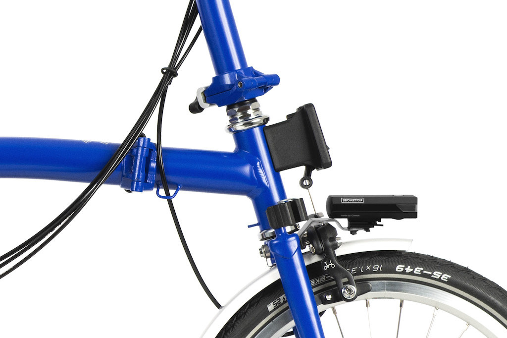 Brompton Brompton C Line Explore Bicycle Low Piccadilly Blue