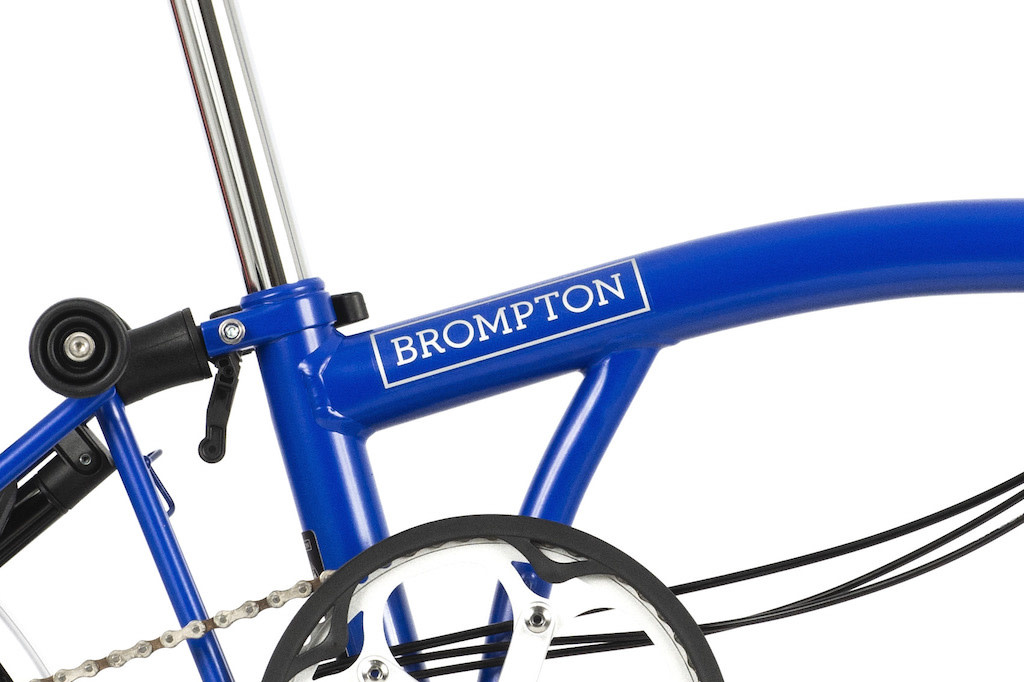 Brompton Brompton C Line Explore Bicycle Low Piccadilly Blue