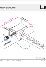 Lezyne Lezyne Smart Phone Vise Handlebar Mount, Black