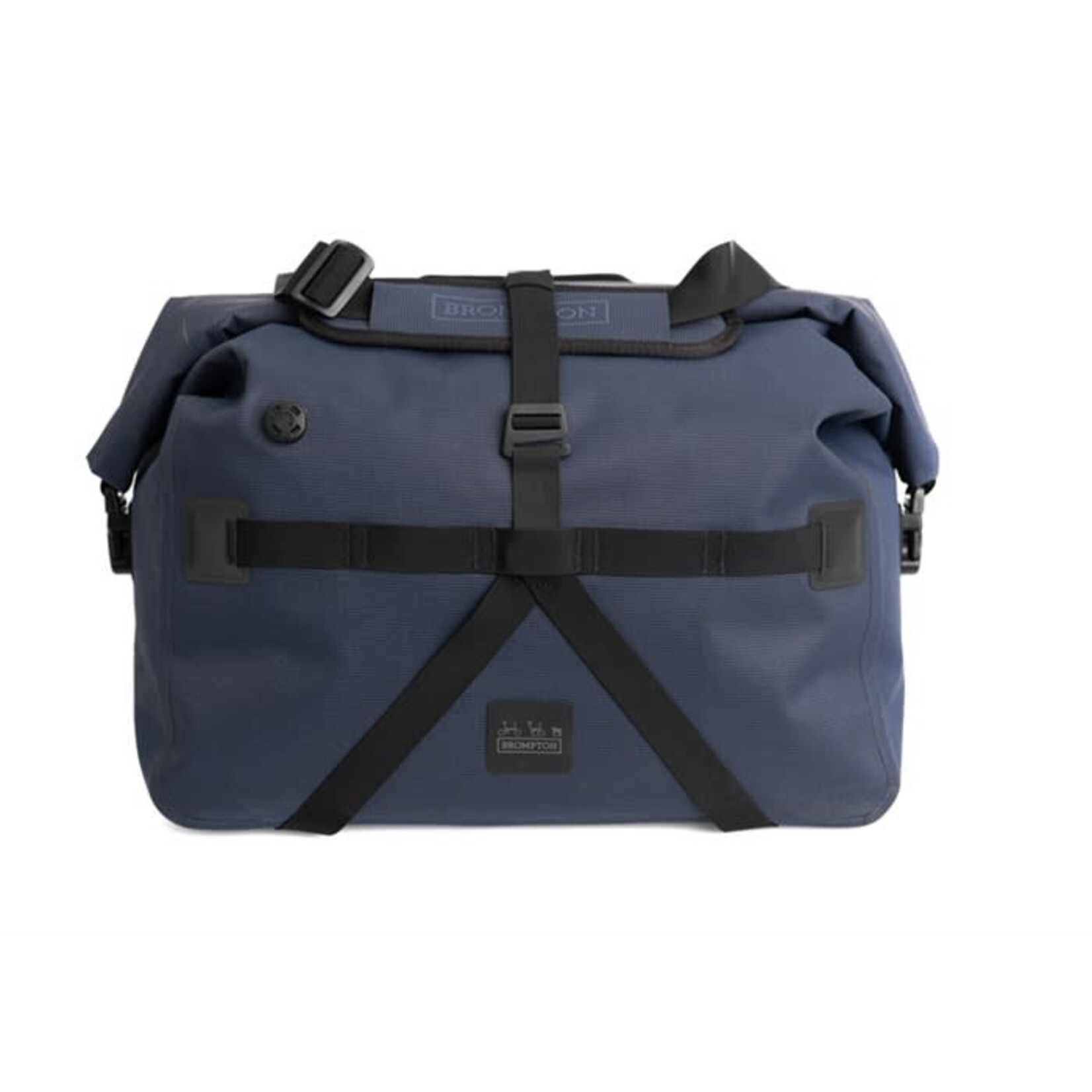Brompton Brompton Rolltop Bag Large Green , Navy