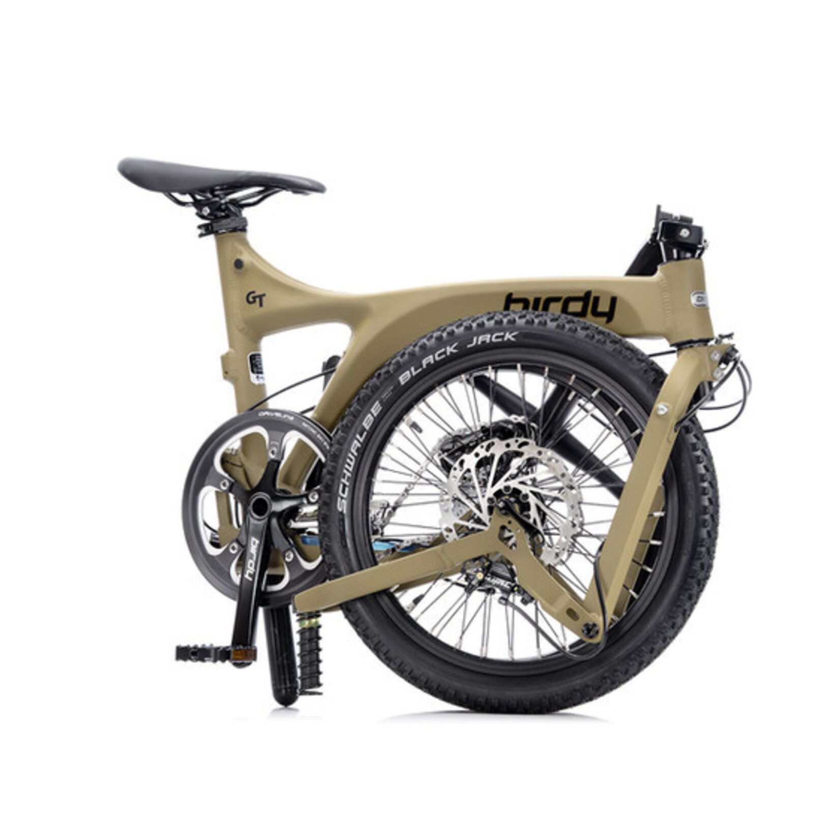 Birdy Birdy GT 10 Speed Folding Bicycle, Field Brown
