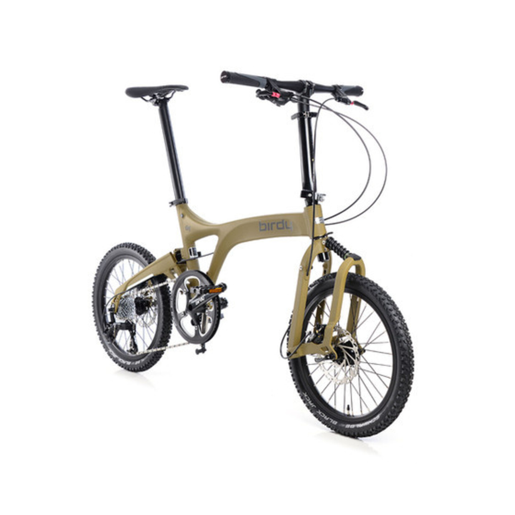 Birdy Birdy GT 10 Speed Folding Bicycle, Field Brown