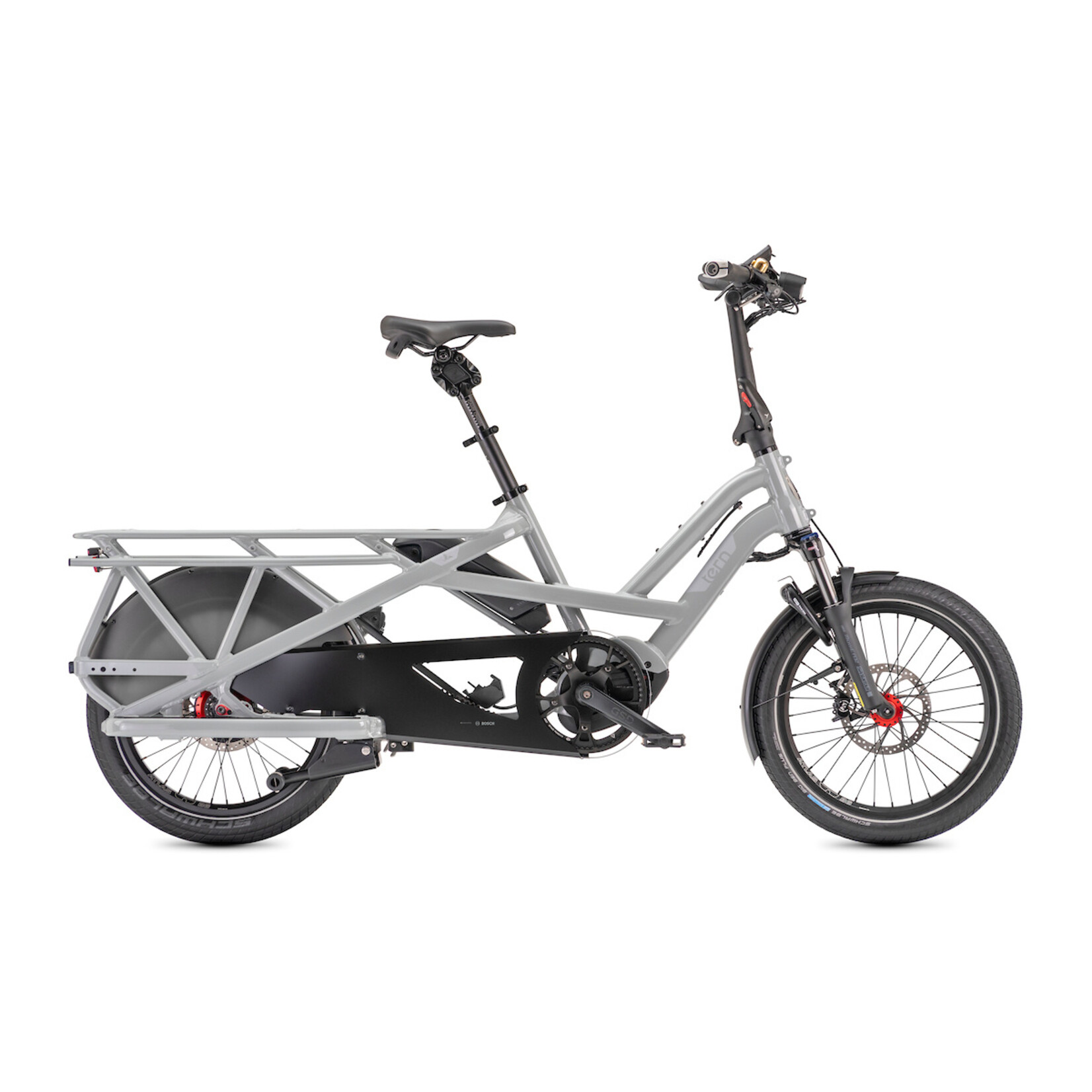 Tern Tern GSD V2 R14 Cargo Bike, 500Wh, Forge Grey, Single Battery