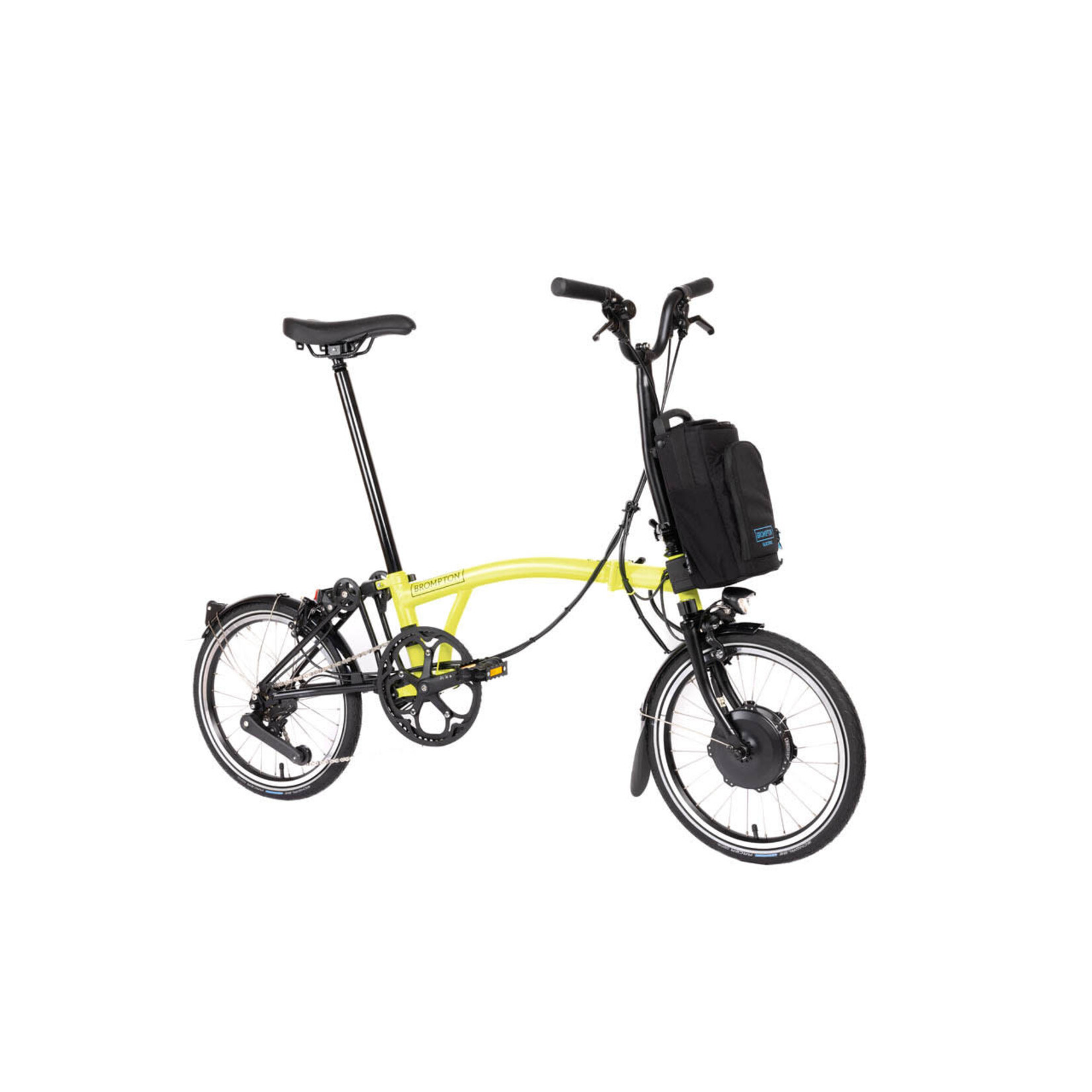 Brompton Brompton Electric 12 speed C line Yuzu Lime M handlebar
