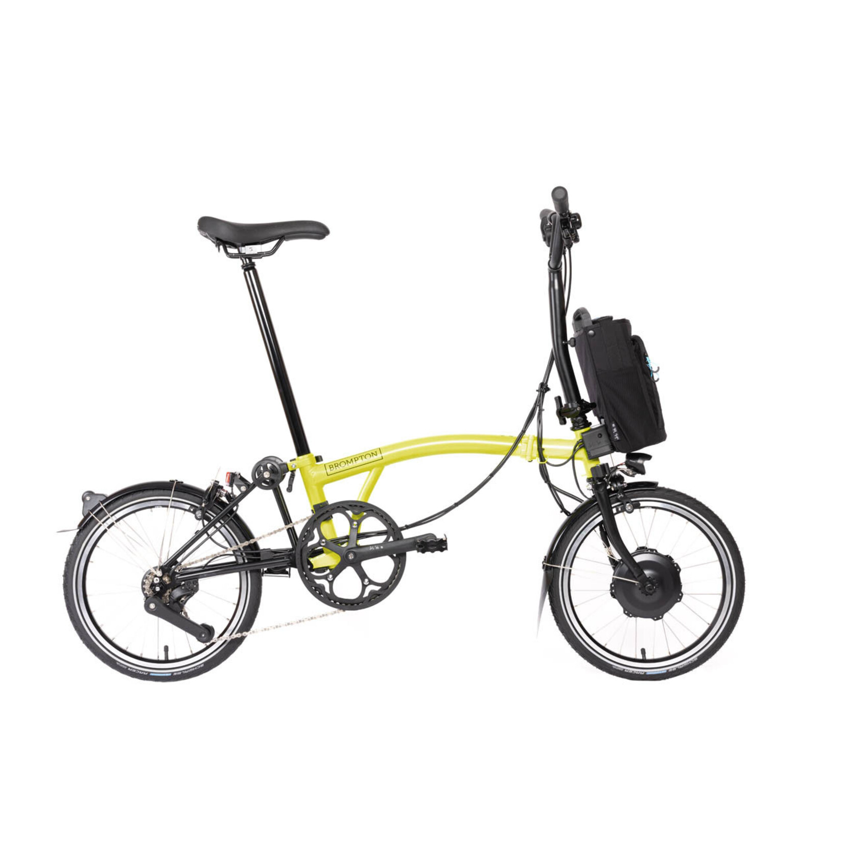 Brompton Brompton Electric 12 speed C line Yuzu Lime M handlebar