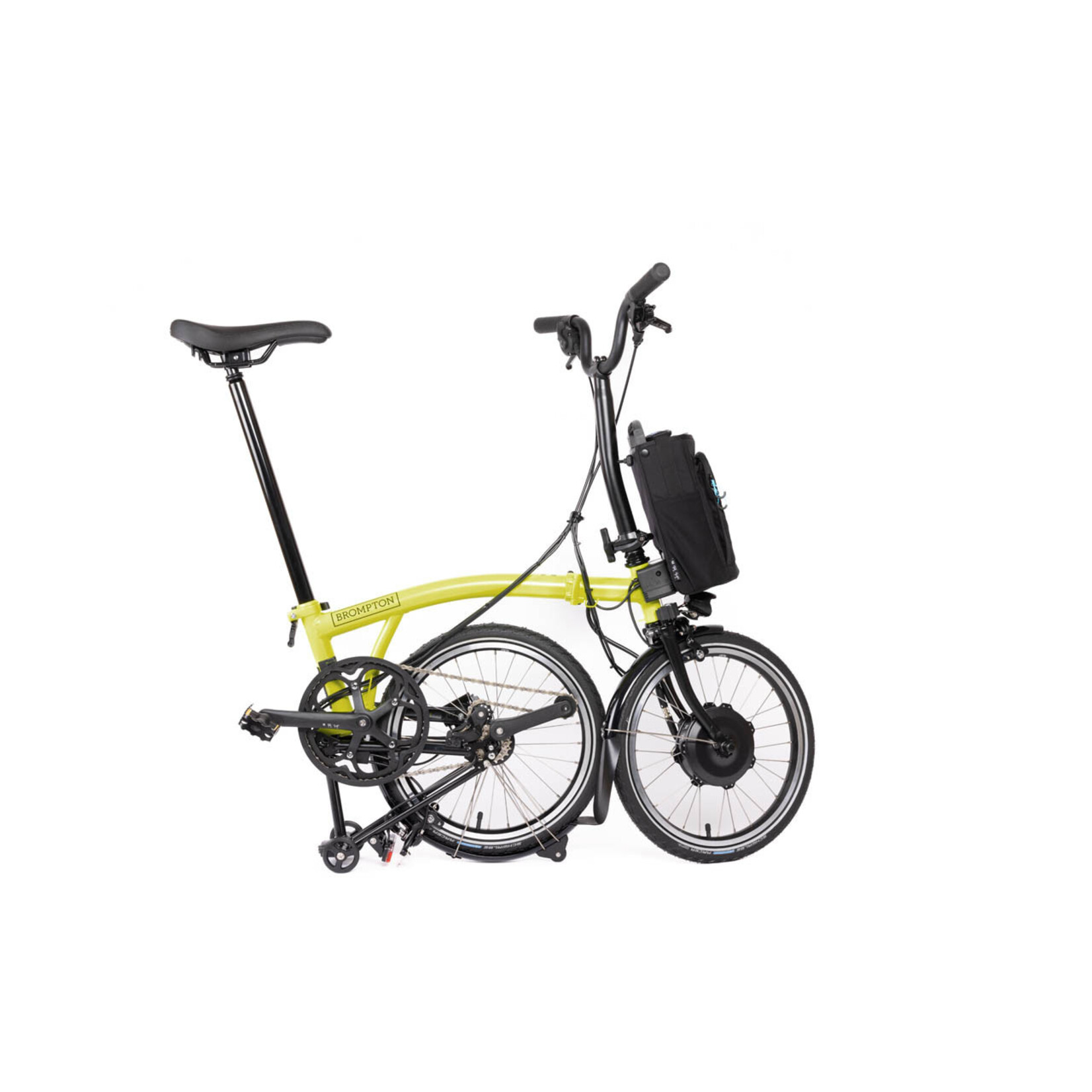 Brompton Brompton Electric 12 speed C line Yuzu Lime M handlebar