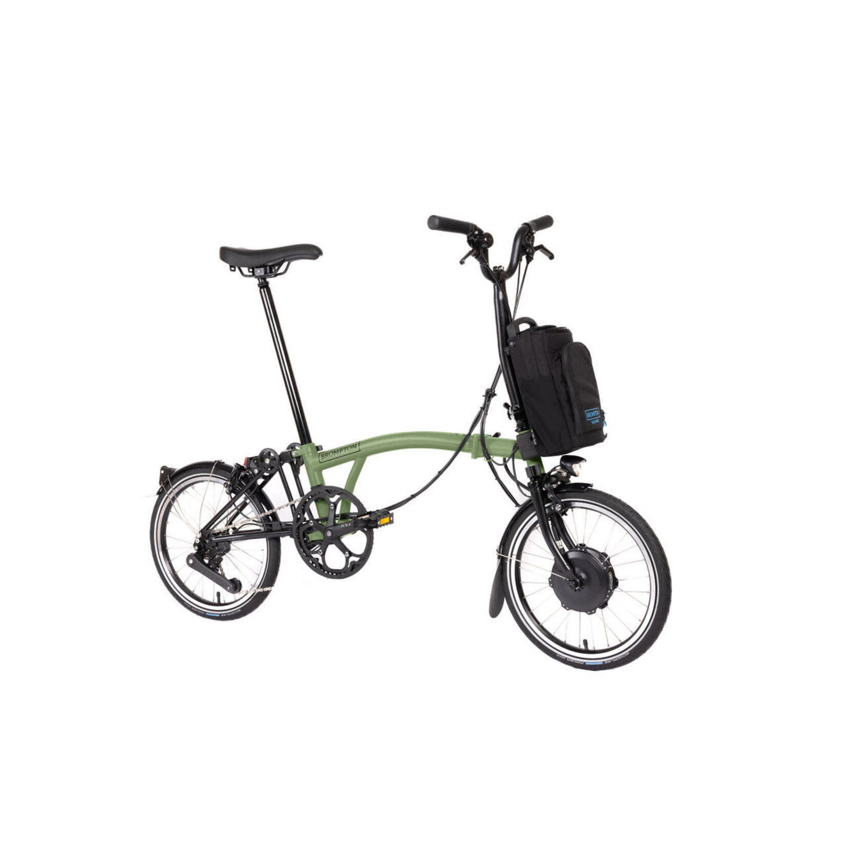 Brompton Brompton Electric 12 speed C line Matcha Green M handlebar