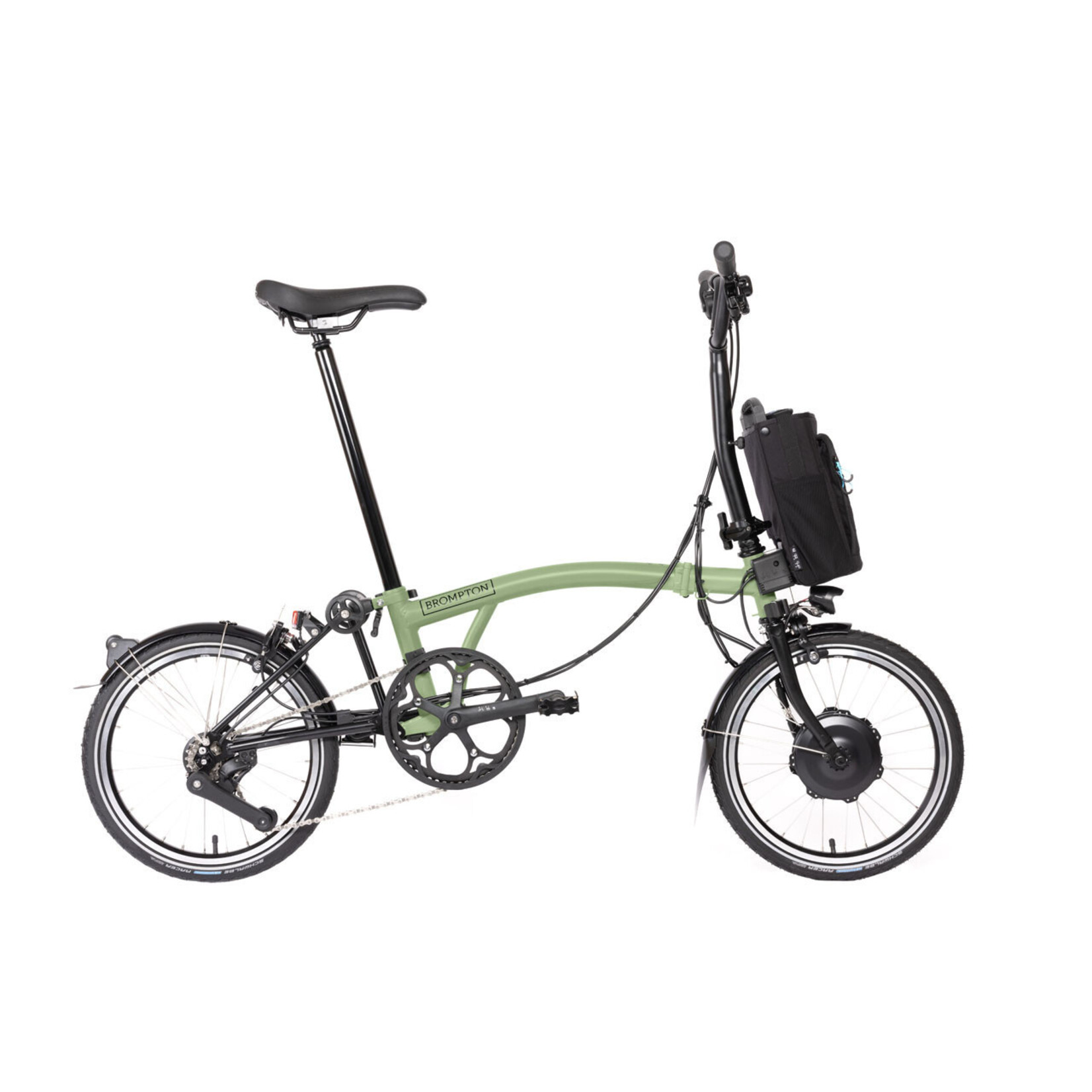 Brompton Brompton Electric 12 speed C line Matcha Green M handlebar