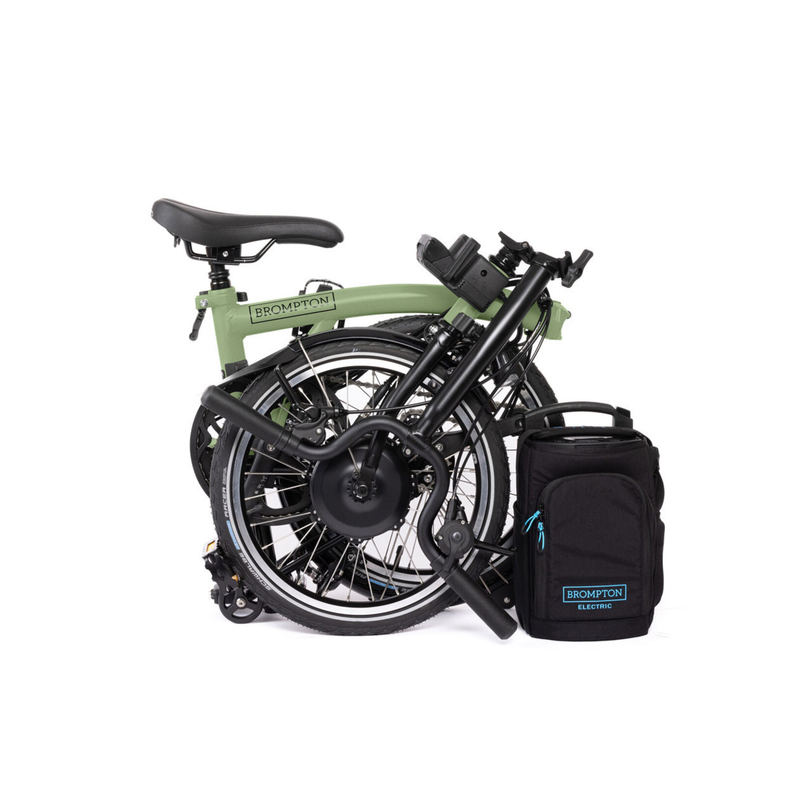 Brompton Brompton Electric 12 speed C line Matcha Green M handlebar