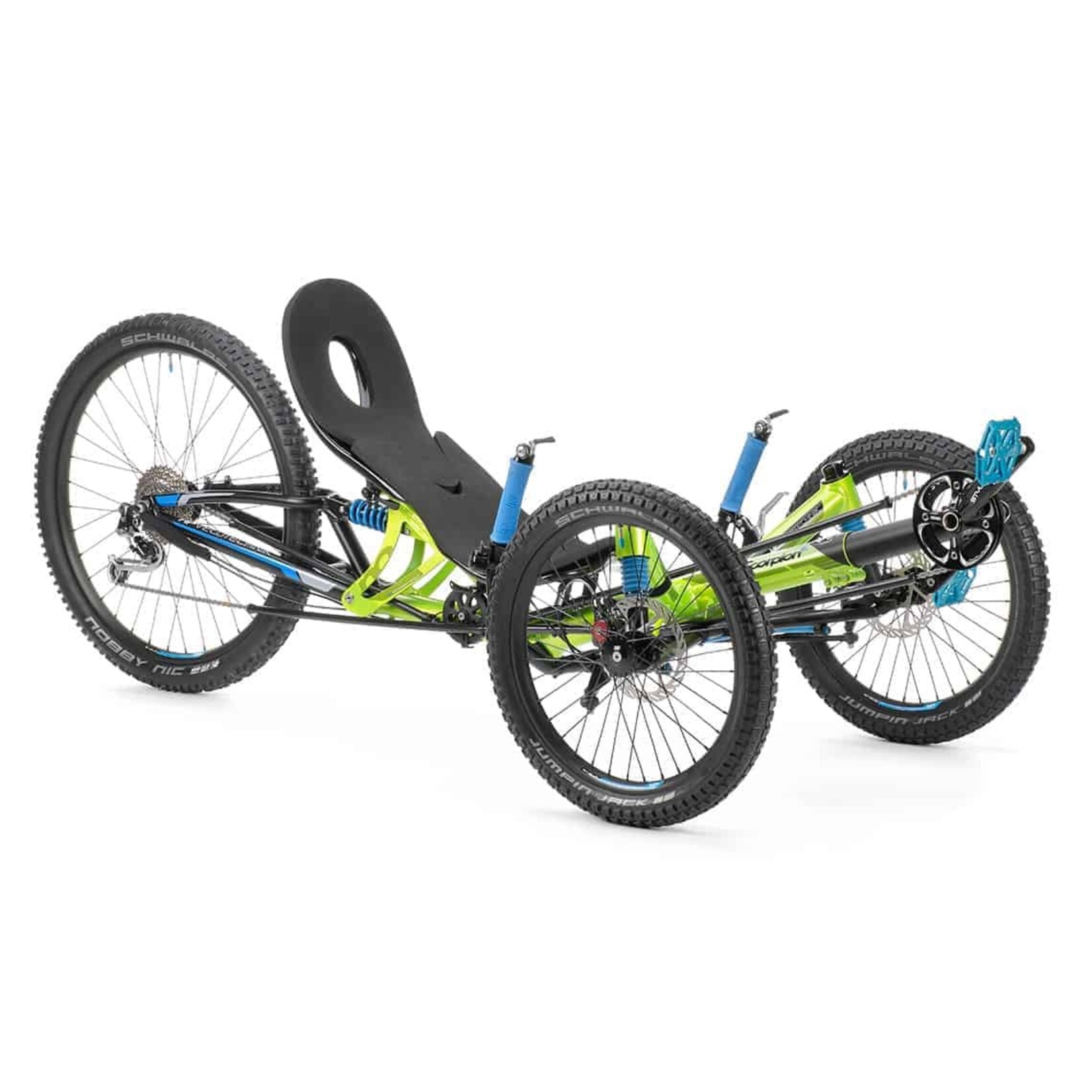 HP Velotechnik Scorpion fs 26 Enduro full suspension mountain folding trike, fat tires