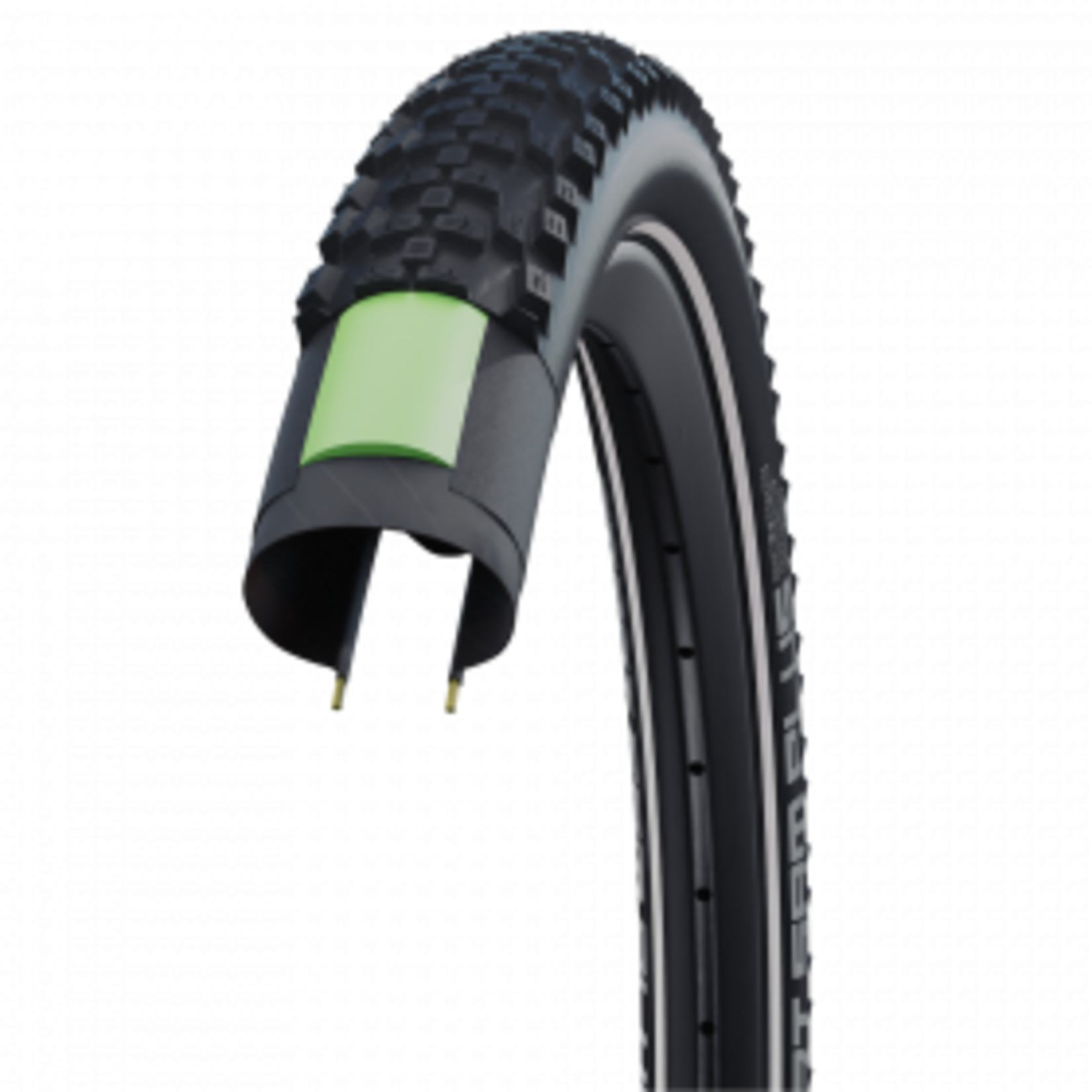 Smart Sam HS 476, Performance Line, Wire Bead, 54-559/26x2.10, Performance, Addix Performance, Black