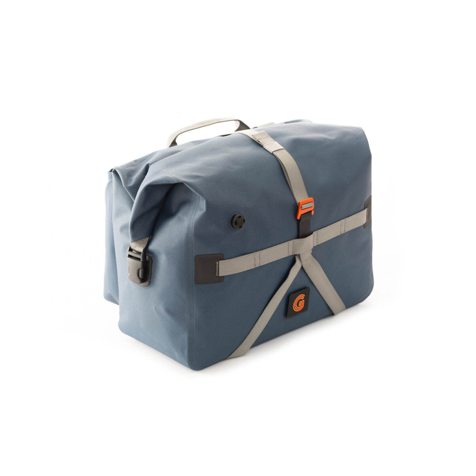 Brompton Brompton Borough WP Roll Top bag Large Navy/Grey