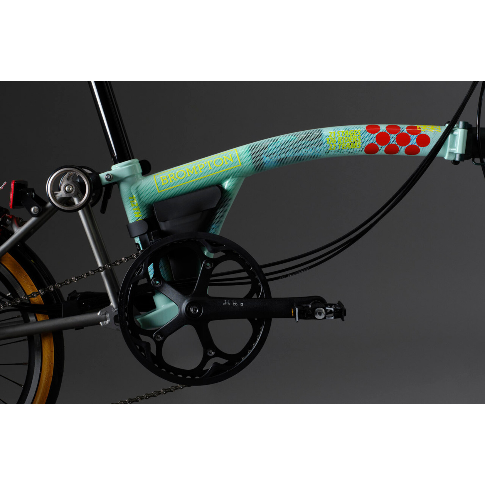 Brompton Brompton Special Edition  P Line 12 Speed S Handlebar Polka Dot Jersey