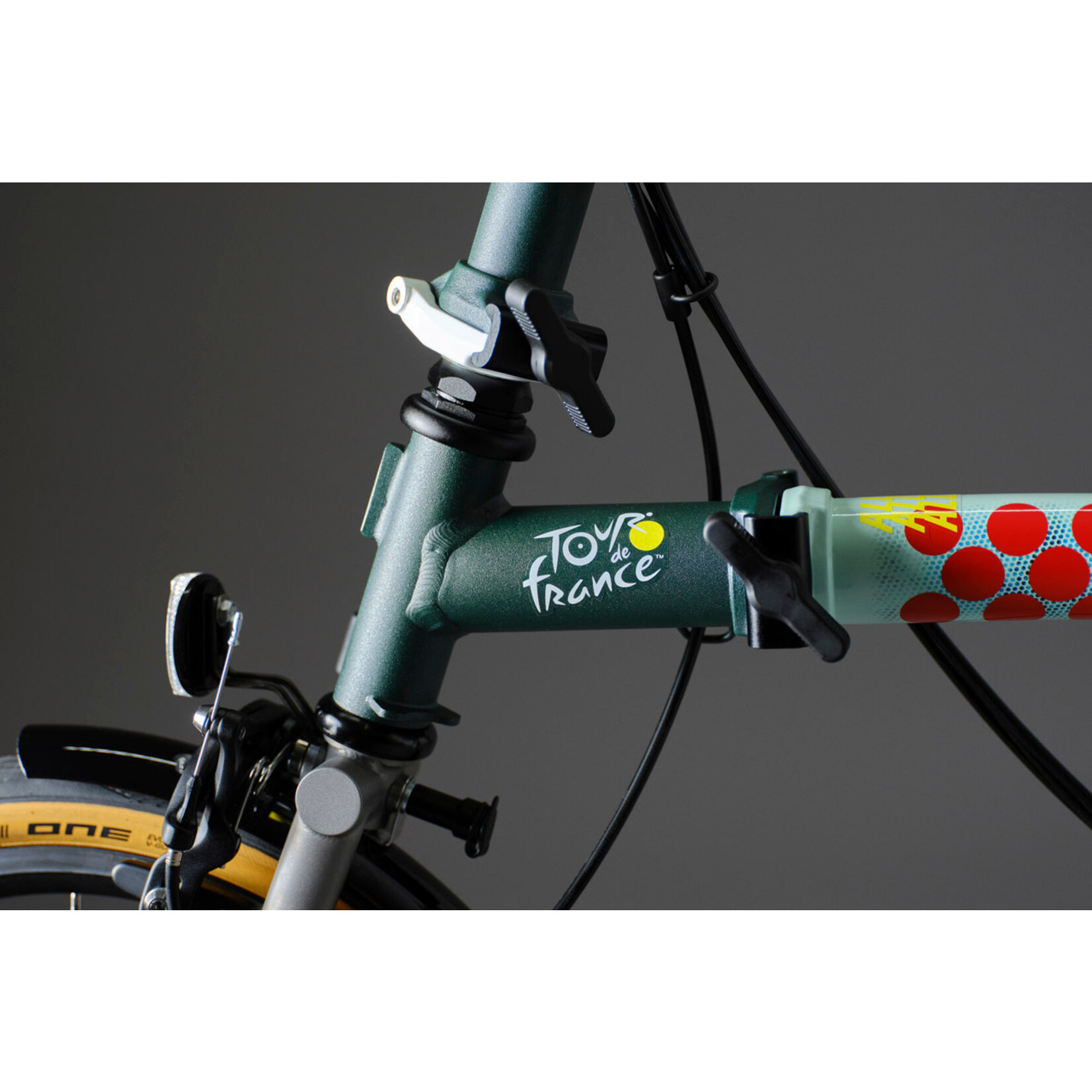 Brompton Brompton Special Edition  P Line 12 Speed S Handlebar Polka Dot Jersey