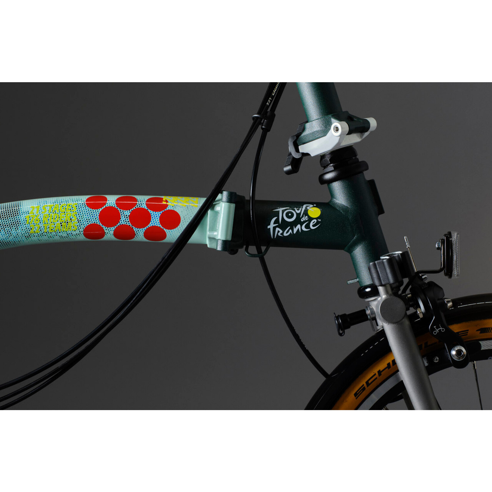 Brompton Brompton Special Edition  P Line 12 Speed S Handlebar Polka Dot Jersey