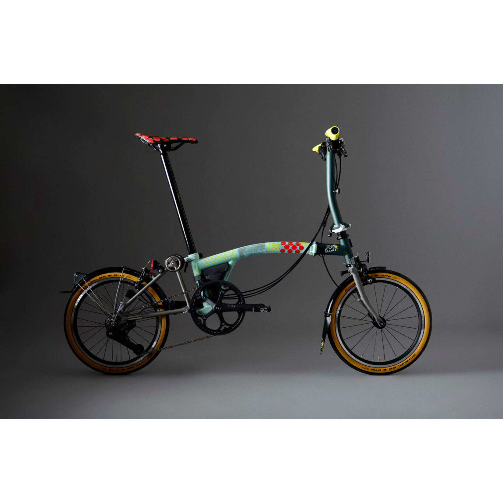 Brompton Brompton Special Edition  P Line 12 Speed S Handlebar Polka Dot Jersey