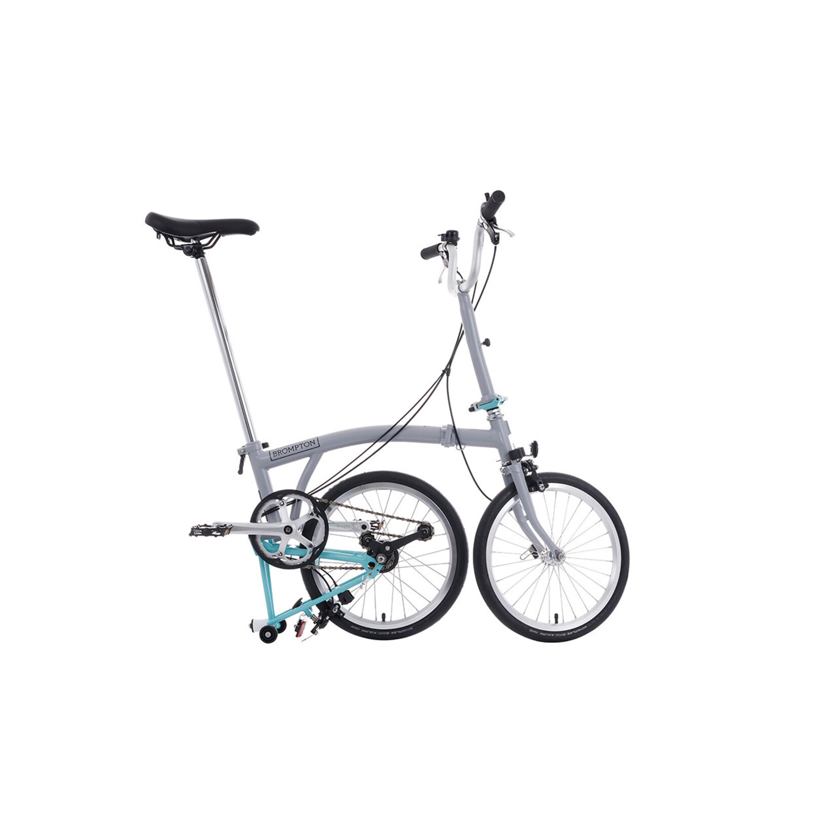 Brompton Brompton A line 3 speed Window Gray/Turkish Green