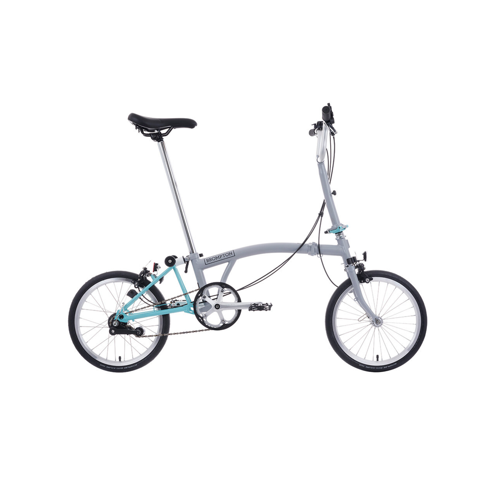 Brompton Brompton A line 3 speed Window Gray/Turkish Green