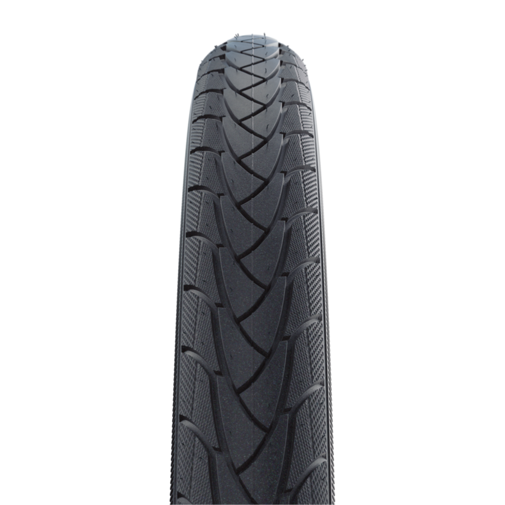 Schwalbe Schwalbe Marathon Plus Tire, 20x1.75 Wire Bead Black with Reflective Sidewall and SmartGuard Protection