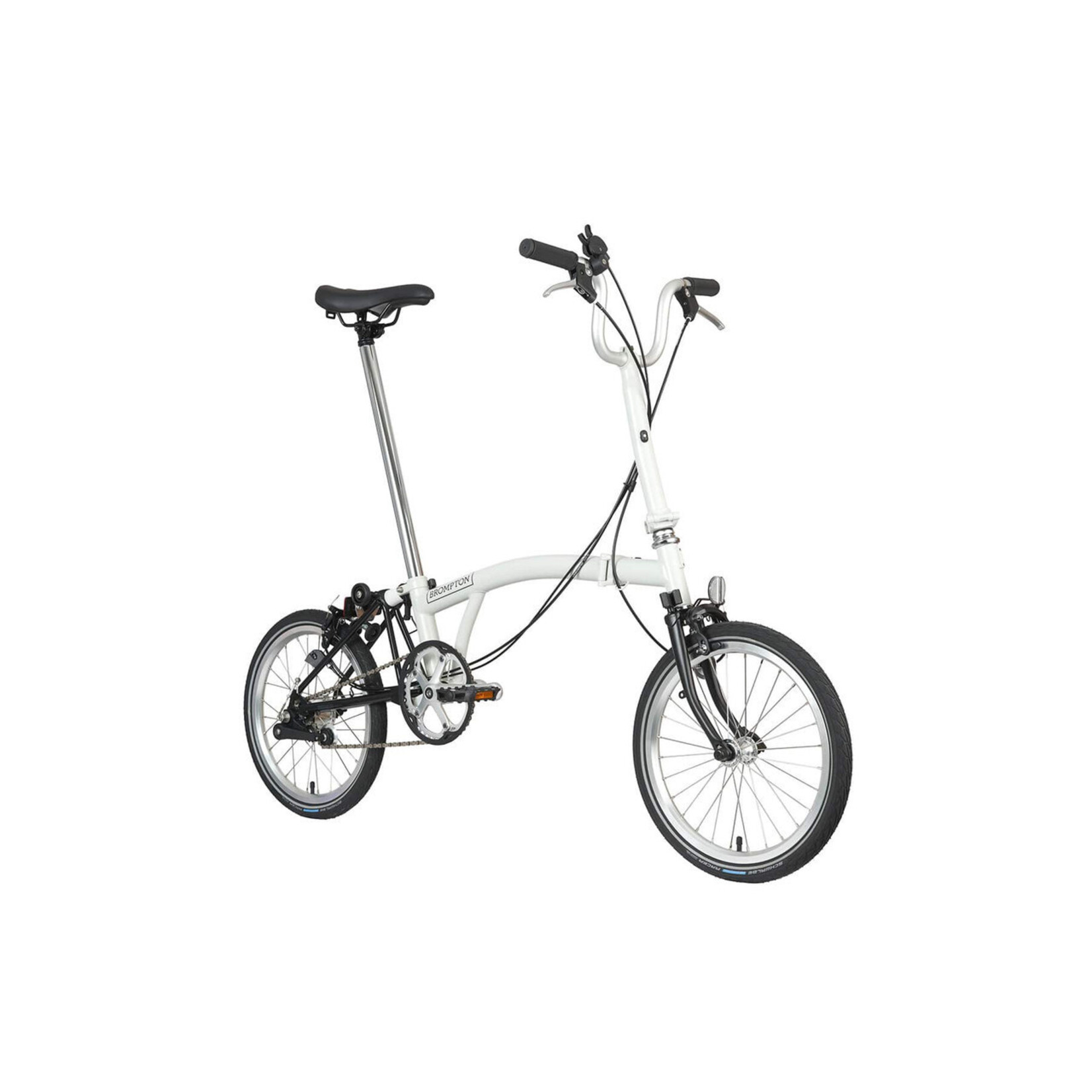 Brompton Brompton A Line 3 Speed, White Gloss