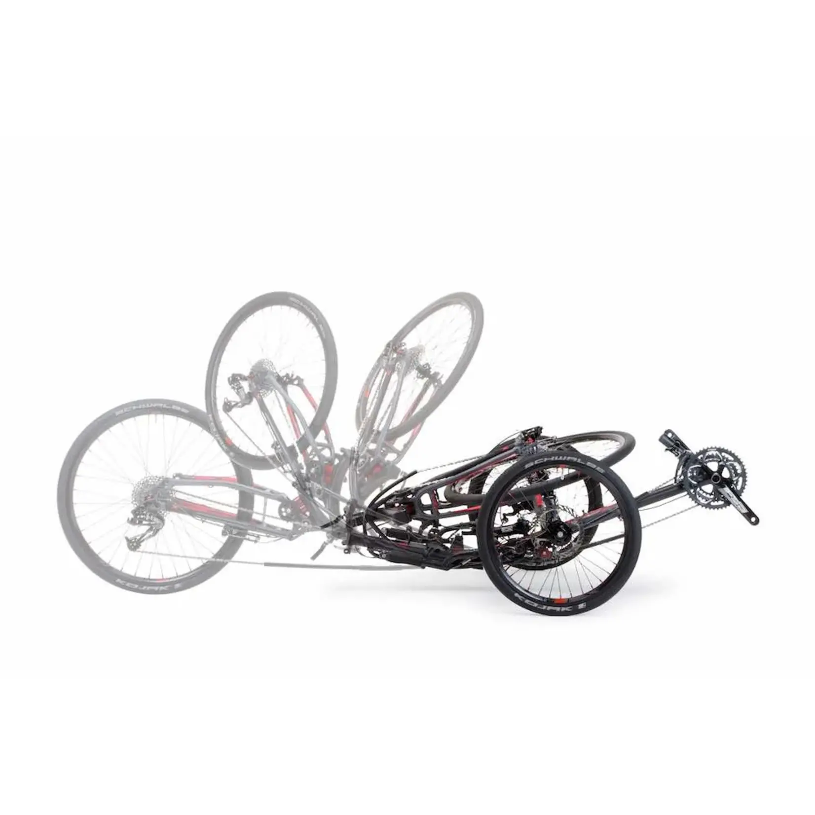 ICE Recumbent Trikes ICE folding trike Sprint X 26 with Suspension Electric- Grey