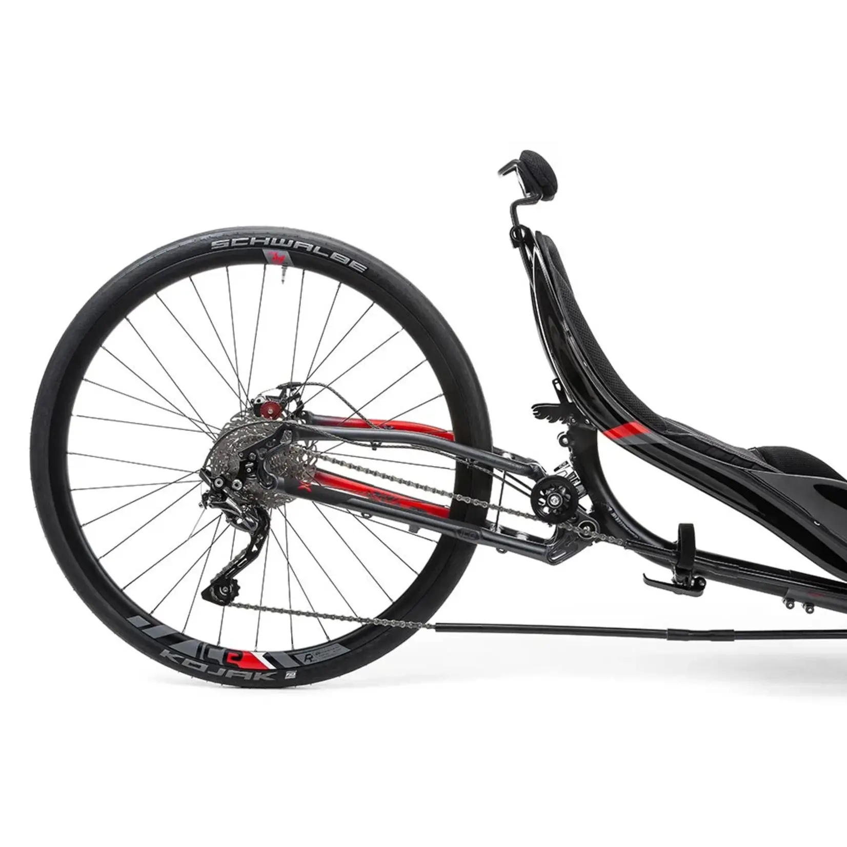 ICE Recumbent Trikes ICE folding trike Sprint X 26 with Suspension Electric- Grey